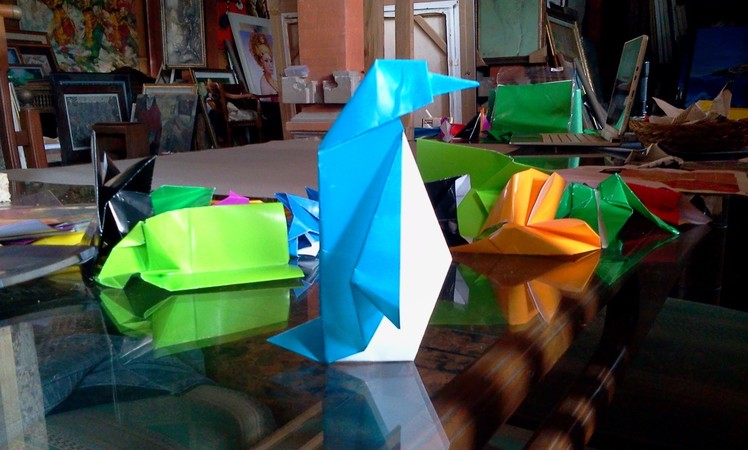 How to make an origami penguin