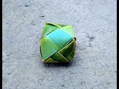 How to make ball by Palm or Coconut Trees Leafe