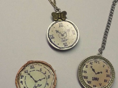How To Make Mini Vintage Clock Pendants - DIY Style Tutorial - Guidecentral