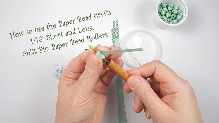 How to Use the Paper Bead Crafts 1.16" Long and Short Split Pin Paper Bead Rollers