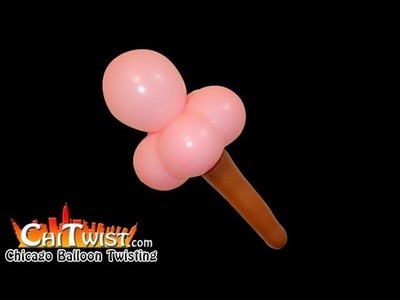 Ice Cream Cone Balloon | ChiTwist Chicago Balloon Twisting