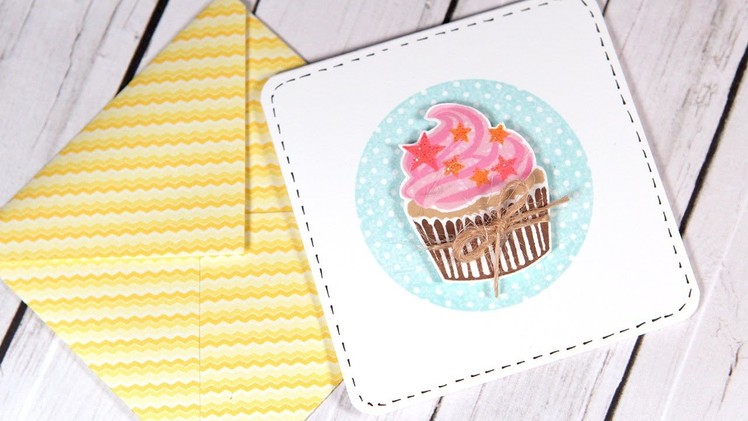 Layered Stamping (Cupcake Party stamp set)