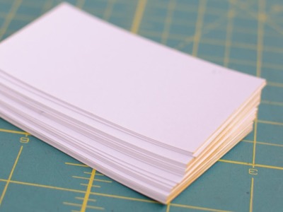 Make Fancy Edge-Painted Business Cards - DIY Style - Guidecentral