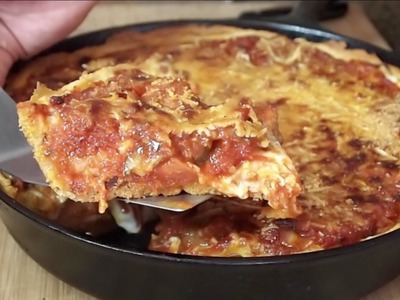Meat Lover's Deep Dish Pizza Recipe!