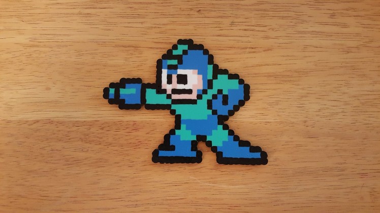 Mega Man 1 - Perler Bead Art - Time Lapse