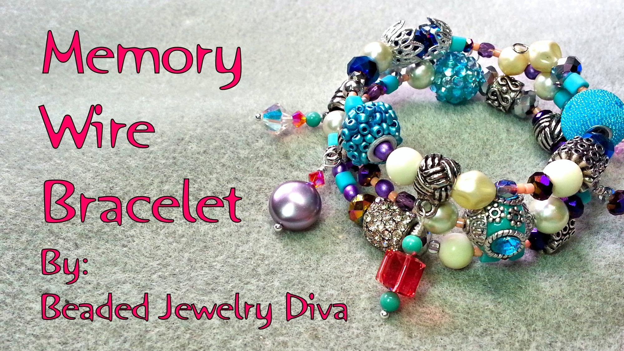 Memory Wire Bracelet Tutorial How to Make a Memory Wire Bracelet (Updated)