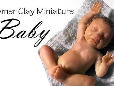 Miniature Baby Tutorial Pt. 1 (Head) - Polymer Clay Tutorial