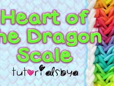 NEW Reversible Heart of the Dragon Scale Bracelet Rainbow Loom Tutorial