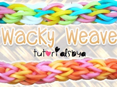 NEW Wacky Weave Rainbow Loom Bracelet Tutorial | How To