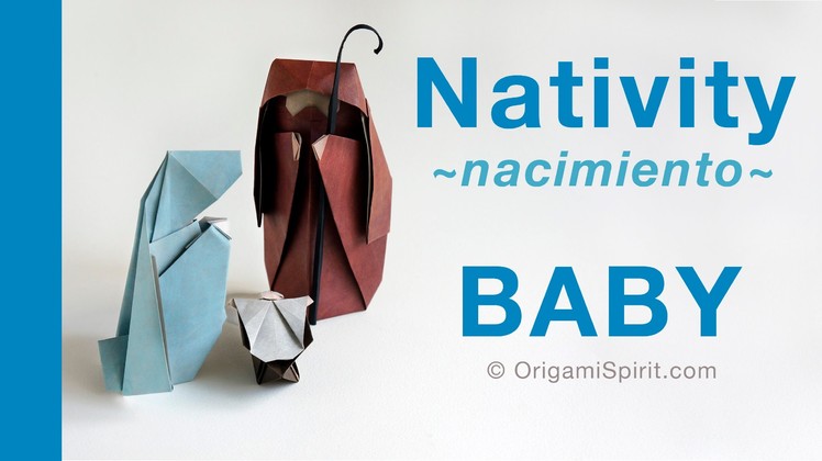 Origami Nativity -CHILD :: Belén-Jesús