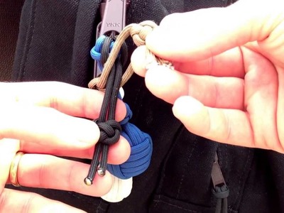 Paracordist How To Use Paracord 550 Cord Diamond Knot Zipper Pulls to Thwart a Pick Pocket