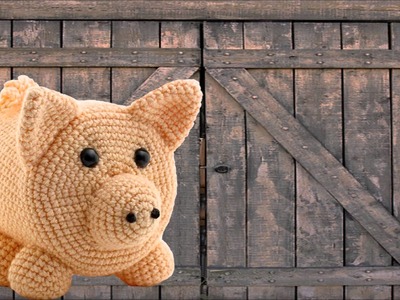 Pig ~ Amigurumi Crocheted Toilet Paper Cover