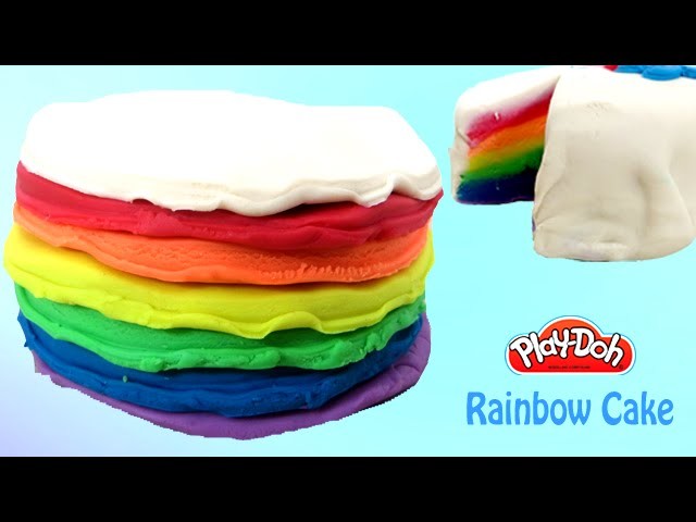 Play Doh Cake | Play Doh Rainbow Cake With Playdough | PlayDoh Food