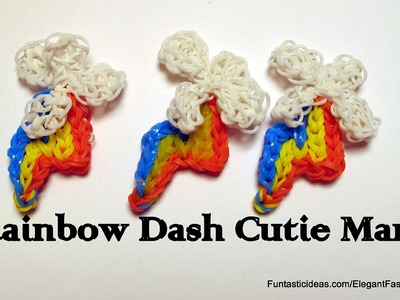 Rainbow Dash Cutie Mark Charm(My Little Pony) - How to Rainbow Loom