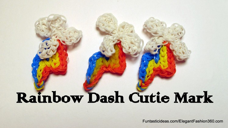 Rainbow Dash Cutie Mark Charm(My Little Pony) - How to Rainbow Loom