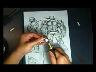 Superhero Action Figure Anatomical Proportion Sculpting Part 1 of X
