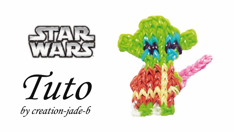 Tuto Rainbow Loom - Yoda de STAR WARS ! ( Mural sans fond )