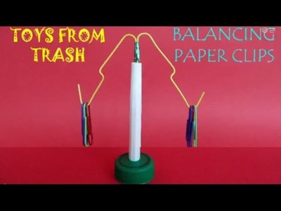 Balancing Paper Clips | Telugu | Amazing Balancing Toy