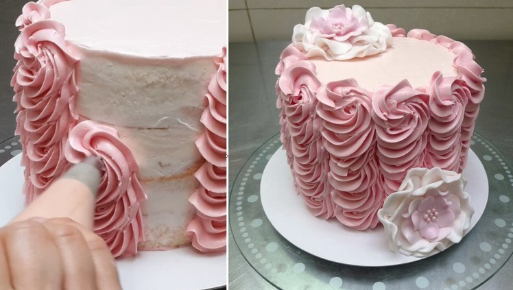 Buttercream Cake Decorating. Fast and Easy Technique by CakesStepbyStep.