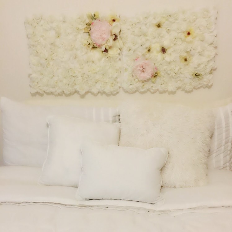College Apartment DIY Series | Flower Wall Canvas