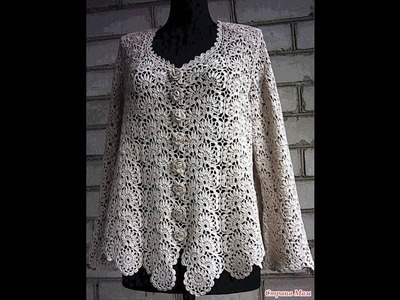 Crochet cardigan| free |crochet pattern| 413