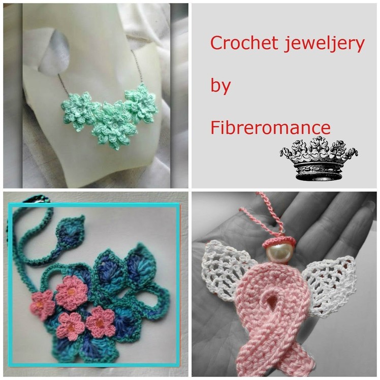 Crochet jewels by Fibreromance