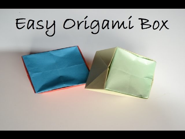 DIY Crafts Tutorials - Easy Origami Paper Box - Giulia's Art