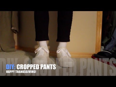 DIY: Cropped Pants!