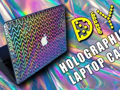 DIY Holographic Laptop Case || Lucykiins