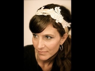 DIY Lace Ribbon Headband | ShowMeCute