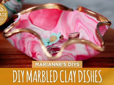DIY Marbled Clay Dishes - HGTV Handmade