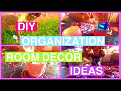 DIY ORGANIZATION ROOM DECOR IDEAS + GIVEAWAY♡