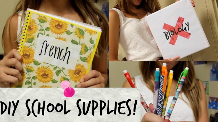 Diy School Supplies! | Collab with Natalia Trevino