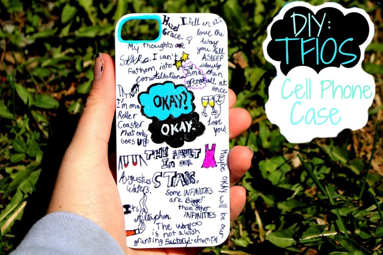 DIY:The Fault in our Stars cellphone case