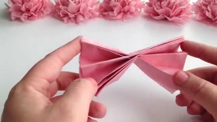 DIY Tissue Paper Flower Tutorial