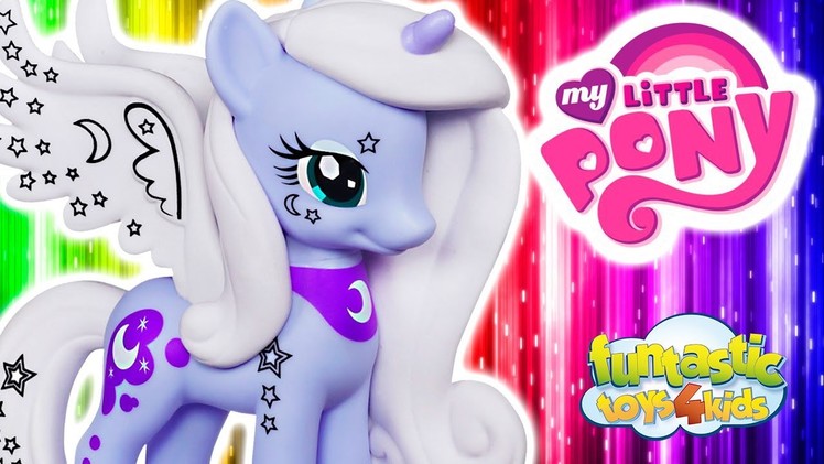 Funny My Little Pony Cartoon video Princess Luna Crystal Princess Celebration Rainbow Dash