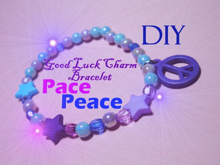 Good Luck Charm Bracelet ☮ Peace ☮ Braccialetto Portafortuna della Pace - Tutorial. DIY. How to