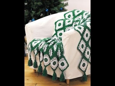 Happy Holidays Blanket Crochet Tamil tutorial