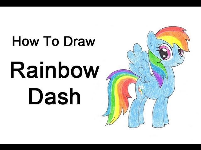 How to Draw Rainbow Dash (My Little Pony)