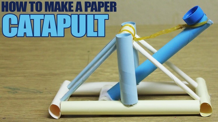 How to make a paper catapult