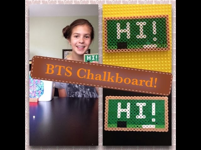 How To Make A Perler Bead Chalkboard! ~Back-To-School~