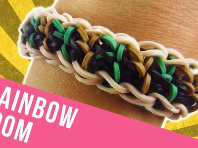 How To Make a Reversible Rainbow Loom Straightaway Bracelet