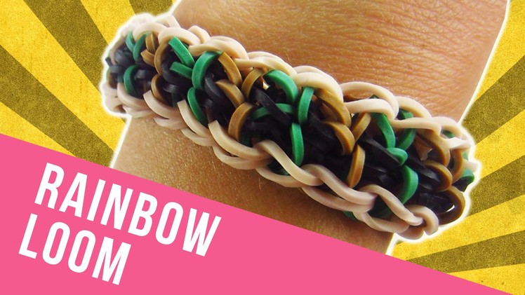 How To Make a Reversible Rainbow Loom Straightaway Bracelet