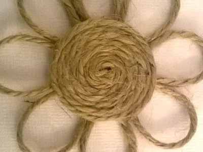 How To Make a Simple Decorative Twine Flower - DIY Crafts Tutorial - Guidecentral
