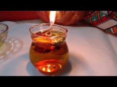 How To Make Cheap Candles With Oil - DIY
