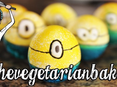 How To Make Minion Easter Eggs (TheVegeterianBaker)