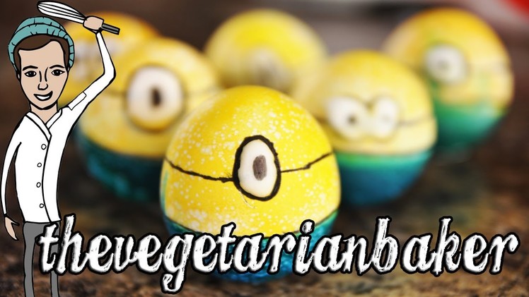 How To Make Minion Easter Eggs (TheVegeterianBaker)