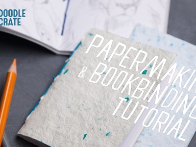 How to Turn Homemade Paper into Personal Notebooks