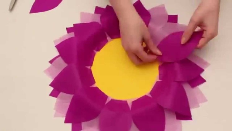 Kids, let's make paper flowers.  FUN & EASY FLOWER FUN.