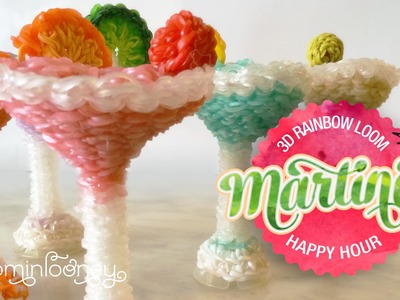 Loom Martinis: 3D Rainbow Loom Cocktail Series